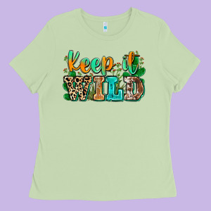Keep It Wild Ladies Tee Designed By Zillion Design Studio