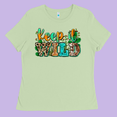 Keep It Wild Ladies Tee Designed By Zillion Design Studio