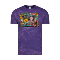 Cloud Purple just a girl who loves pigs Vintage Tee - Artiststas
