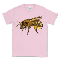 Bubblegum Pink Bee Side Classic Tee - LillyAllenDesigns