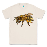Natural Bee Side Classic Tee - LillyAllenDesigns