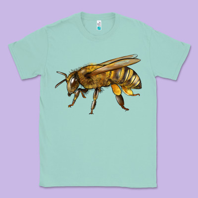 Bee Side Classic Tee Designed By Lillyallendesigns