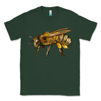 Sports Green Bee Side Classic Tee - LillyAllenDesigns