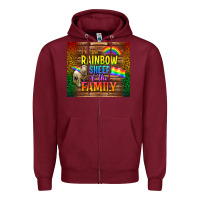 Burgundy I'm The Rainbow Sheep Of The Family Tumbler Zipper Hoodie - BundleAndBundleShop