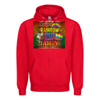 Red I'm The Rainbow Sheep Of The Family Tumbler Zipper Hoodie - BundleAndBundleShop