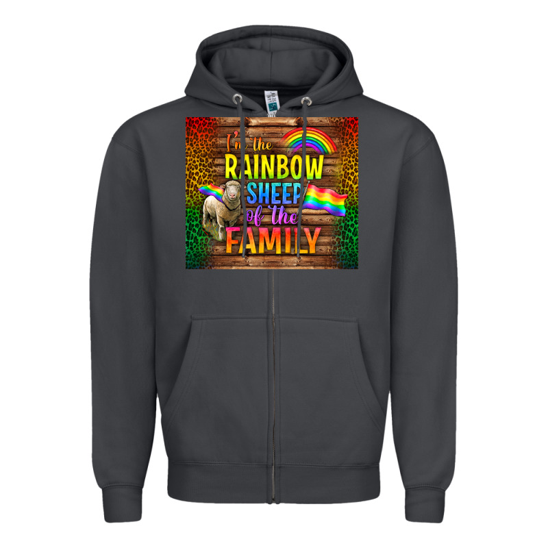 I'm The Rainbow Sheep Of The Family Tumbler Zipper Hoodie by BundleAndBundleShop | Teevron