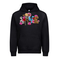 Black love with cow olivia Urban Hoodie - OliviaCreatesArt