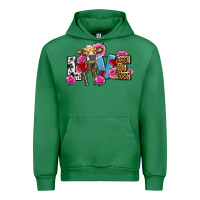 Emerald love with cow olivia Urban Hoodie - OliviaCreatesArt