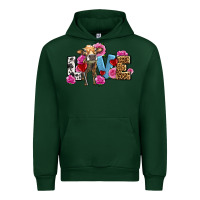 Forest Green love with cow olivia Urban Hoodie - OliviaCreatesArt