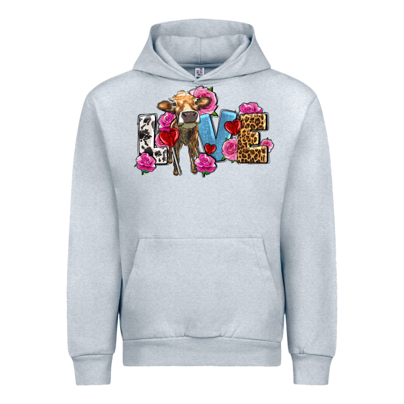 Love With Cow Olivia Urban Hoodie by OliviaCreatesArt | Teevron
