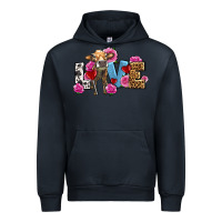 Navy love with cow olivia Urban Hoodie - OliviaCreatesArt