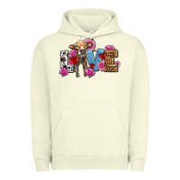 Pigment Pistachio love with cow olivia Urban Hoodie - OliviaCreatesArt