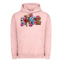 Pigment Salmon love with cow olivia Urban Hoodie - OliviaCreatesArt