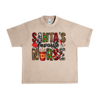French Oak santa's favorite nurse Urban Heavy Tee - Jasminsmagicworld