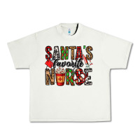 Pistachio santa's favorite nurse Urban Heavy Tee - Jasminsmagicworld