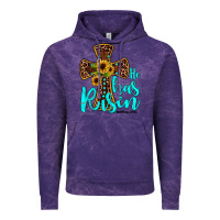 Cloud Purple he has risen Vintage Hoodie - JahusDesignShop
