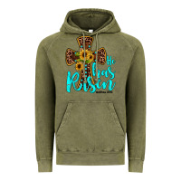 Vintage Olive he has risen Vintage Hoodie - JahusDesignShop