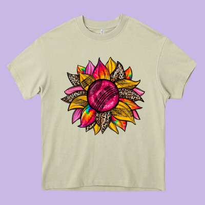 Race  Sunflower Heavy Core Tee Designed By Zillion Design Studio