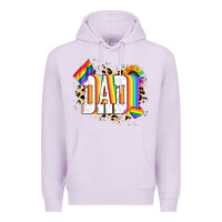 Lilac Dad Pride Premium Hoodie - NancyCooperArtShop