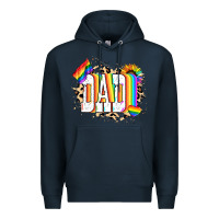 Navy Dad Pride Premium Hoodie - NancyCooperArtShop