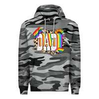 Slate Camo Dad Pride Premium Hoodie - NancyCooperArtShop