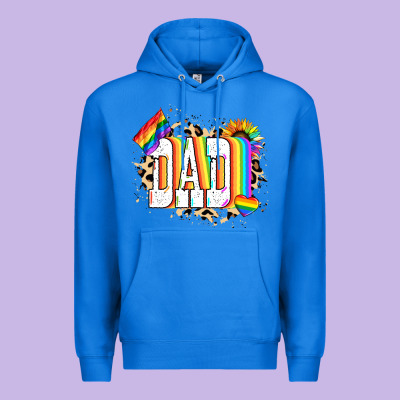 Dad Pride Premium Hoodie Designed By Nancycooperartshop