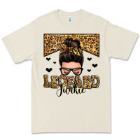 Bone leopard junkie messy bun Premium Tee - Zillion Design Studio
