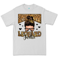 Dove Grey leopard junkie messy bun Premium Tee - Zillion Design Studio