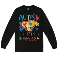 Black autism is my super power Long Sleeve Tee - MaliasSmallBusiness