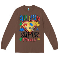 Chestnut autism is my super power Long Sleeve Tee - MaliasSmallBusiness