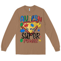 Toasted Coconut autism is my super power Long Sleeve Tee - MaliasSmallBusiness