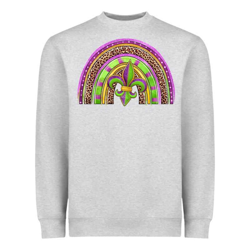Mardi Gras Rainbow Heavyweight Sweatshirt by Jasminsmagicworld | Teevron