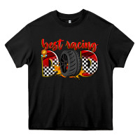 Black best racing dad Heavy Core Tee - Zillion Design Studio