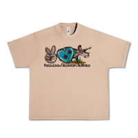 Burro peace love triceratops horridus Urban Heavy Tee - LillyAllenDesigns
