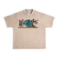 French Oak peace love triceratops horridus Urban Heavy Tee - LillyAllenDesigns