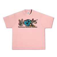 Peace Love Triceratops Horridus Urban Heavy Tee | Teevron
