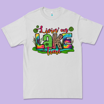 Living On Lake Time Premium Tee Designed By Zillion Design Studio