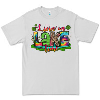Dove Grey living on lake time Premium Tee - Zillion Design Studio