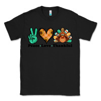 Black peace love thankful turkey Classic Tee - Jasminsmagicworld