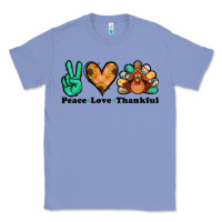 Peace Love Thankful Turkey Classic Tee | Teevron