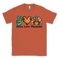Copper peace love thankful turkey Classic Tee - Jasminsmagicworld