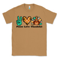Toasted Coconut peace love thankful turkey Classic Tee - Jasminsmagicworld