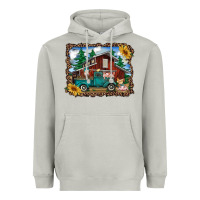 Moon Dust western barn with farm animals Heavyweight Hoodie - RanaPortraitStore