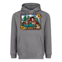 Storm western barn with farm animals Heavyweight Hoodie - RanaPortraitStore