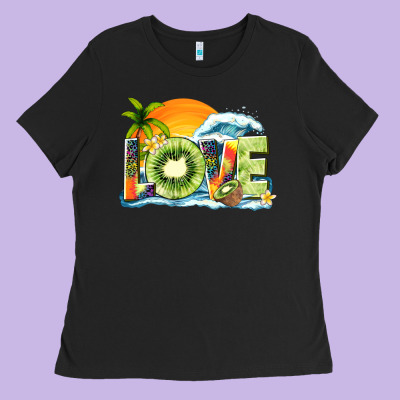 Love Kiwi Summer Ladies Tee Designed By Texasbilliewilder