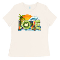 Bone love kiwi summer Ladies Tee - texasbilliewilder