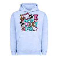 Pigment Grape Ice love more worry less olivia Urban Hoodie - OliviaCreatesArt