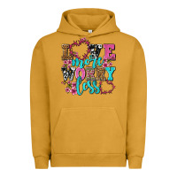 Pigment Peanut Butter love more worry less olivia Urban Hoodie - OliviaCreatesArt