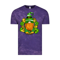 Cloud Purple st patricks day gnomes horseshoe shamrock gold Vintage Tee - Artiststas