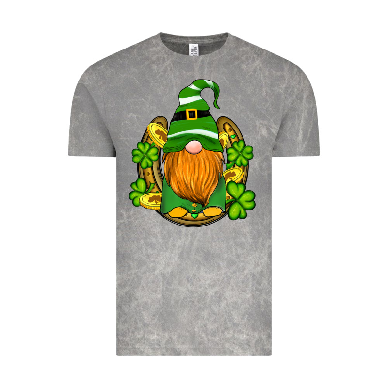 St Patricks Day Gnomes Horseshoe Shamrock Gold Vintage Tee by Artiststas | Teevron